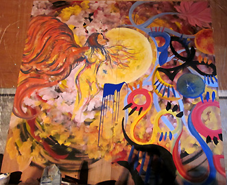 アートフェス 縁 EN チックタグズカフェ インド古典音楽 ダルブカ エジプシャンタブラ ライヴアート YAN 秋田県北秋田市材木町6-41 旧鷹巣町