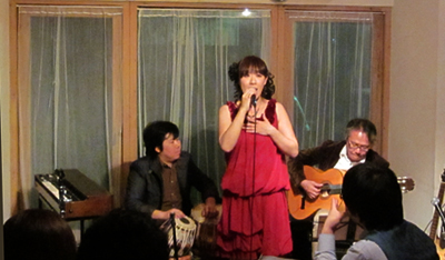 カフェブルージュ JAZZ Night 佐藤郁夫 佐伯モリヤス 秋田市南通築地6-17