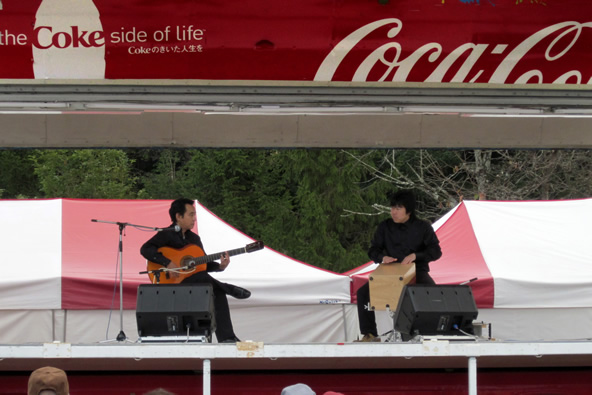 佐伯モリヤス カホン IBCまつり フラメンコギター 眞下尚重
