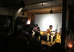 佐藤郁夫 佐伯モリヤス Jazz Night ジャズギター タブラー チックタグズ ライヴ 満員御礼 秋田県北秋田市材木町6-41