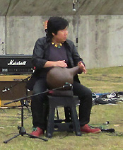 伊勢堂岱遺跡 縄文音楽祭 壺打楽器ウドゥ 佐伯モリヤス