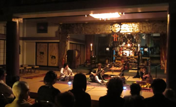 インド古典音楽 秋田県大館市 寺院 一心院