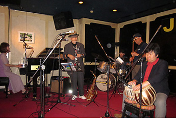 佐伯モリヤス タブラ JAZZ Spot J AsianJAZZ Trio