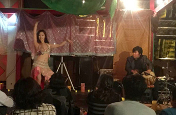 秋田 ベリーダンス 能代 BambooGrill 佐伯モリヤス タブラ ダルブカ ダラブッカ アシャンティ