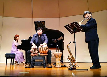 野方wizガラ・コンサート 野方区民ホール 可知日出男 佐伯モリヤス タブラ ダルブカ ダラブッカ