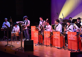 佐伯モリヤス タブラ PORT NINE JAZZ ORCHESTRA AKASAKA MUSIC FES