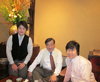 佐伯モリヤス エジプト考古学者 吉村作治氏 特別記念講演会 食事会 秋田比内や大館本店 株式会社 First Dream エジプシャン・タブラ演奏